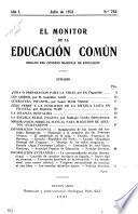 El Monitor de la educación común