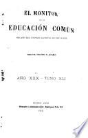 El Monitor de la educación común