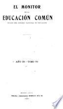 El Monitor de la Educación Común