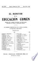 El Monitor de la Educación Común