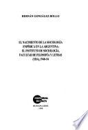 El nacimiento de la sociología empírica en la Argentina