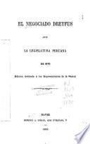 El Negociado Dreyfus ante la legislatura peruana de 1870