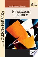 El negocio jurídico
