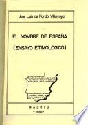 El nombre de España