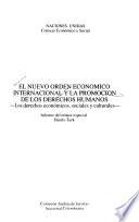 El nuevo orden económico internacional y la promoción de los derechos humanos