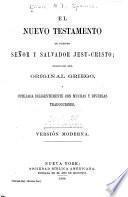 El Nuevo Testamento de Nuestro Señor y Salvador Jesu Cristo