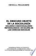 El obscuro objeto de la sociología