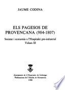 El pagesos de Provençana (984-1807)
