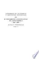 El pensamiento constitucional de Latinoamérica, 1810-1830
