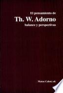 El pensamiento de Th. W. Adorno