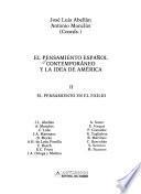 El Pensamiento español contemporáneo y la idea de América: El pensamiento en el exilio