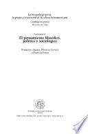 El pensamiento filosófico, político y sociológico