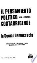 El Pensamiento político costarricense