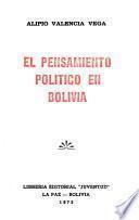 El pensamiento político en Bolivia