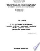 El petróleo en Guatemala