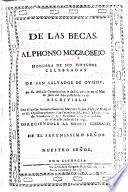 El Phenix de las becas, Santo Toribio Alphonso Mogrobejo