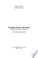 El poder frente a las letras