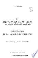 El Principado de Asturias como institución de los herederos de la corona de España