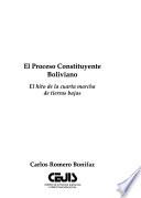 El Proceso constituyente boliviano