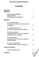 El Proceso de integración regional