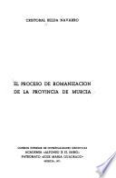 El proceso de romanización de la provincia de Murcia