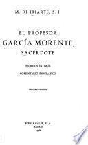 El profesor García Morente, sacerdote