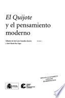 El Quijote y el pensamiento moderno