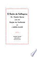 El rector de Vallfogona, Dr. Vicente García