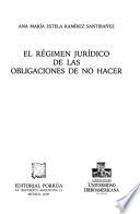 El régimen jurídico de las obligaciones de no hacer