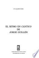 El ritmo en Cántico de Jorge Guillén