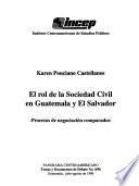 El rol de la sociedad civil en Guatemala y El Salvador