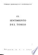 El sentimiento del toreo