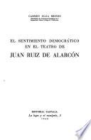 El sentimiento democrático en el teatro de Juan Ruiz de Alarcón