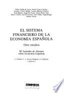 El sistema financiero de la economía española