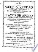 El sol de la medica verdad limpio y triunfante de las obscuras nubes de la contradiccion