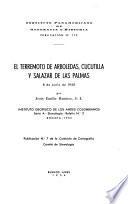 El terremoto de Arboledas, Cucutilla y Salazar de las Palmas