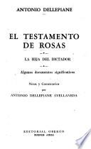 El testamento de Rosas
