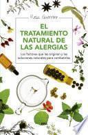 El tratamiento natural de las alergias