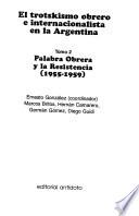 El trotskismo obrero e internacionalista en la Argentina: Palabra obrera y la resistencia (1955-1959)