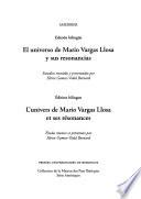 El universo de Mario Vargas Llosa y sus resonancias