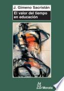 El valor del tiempo en educación