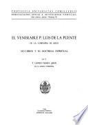 El venerable P. Luis de la Puente, de la Compañía de Jesús
