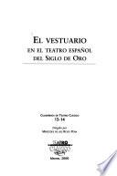 El vestuario en el teatro español del Siglo de Oro