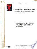 El voseo en la norma culta de la ciudad de Salta