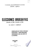 Elecciones uruguayas: Noviembre de 1950 a noviembre de 1954