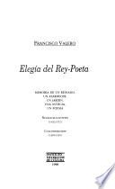 Elegía del rey-poeta