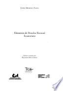 Elementos de derecho electoral ecuatoriano