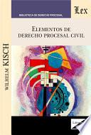 Elementos de derecho procesal civil