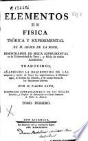 Elementos de fisica teórica y experimental