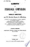 Elementos de fisiología comparada de los animales domésticos